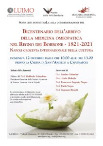 Bicentenario dell'arrivo dell'Omeopatia