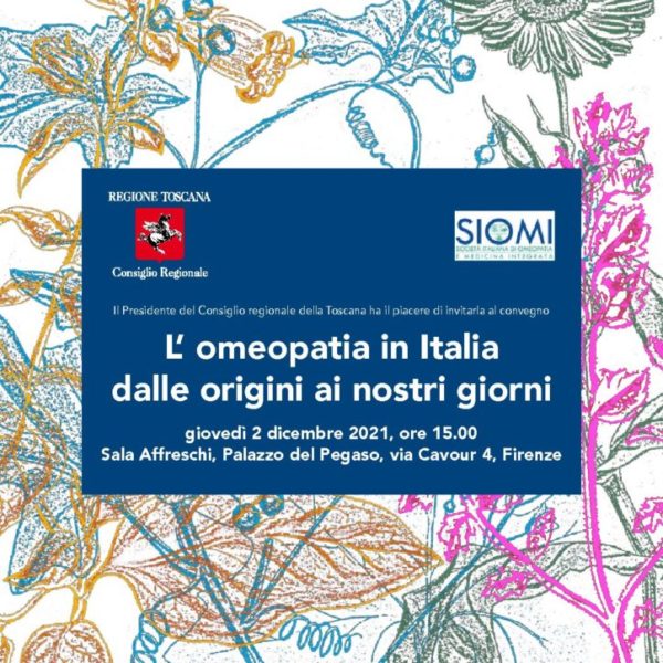 L'Omeopatia in Italia - conferenza a Firenze