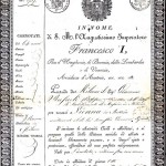 Passaporto per Vienna,1818